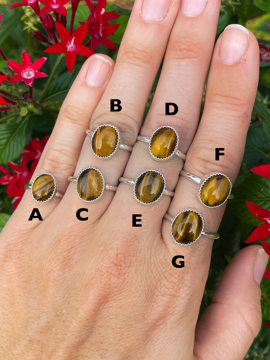 Tiger’s Eye Everyday Ring