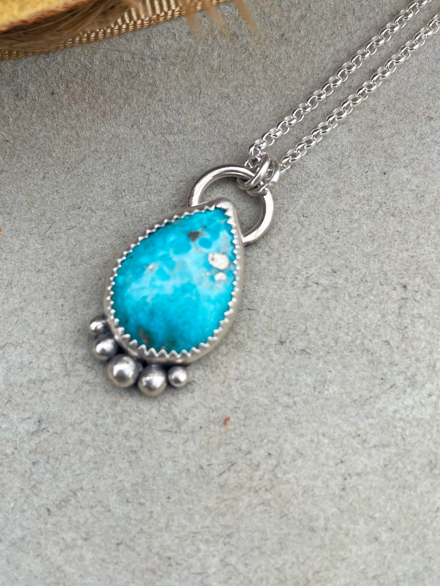 White Water Turquoise Necklace